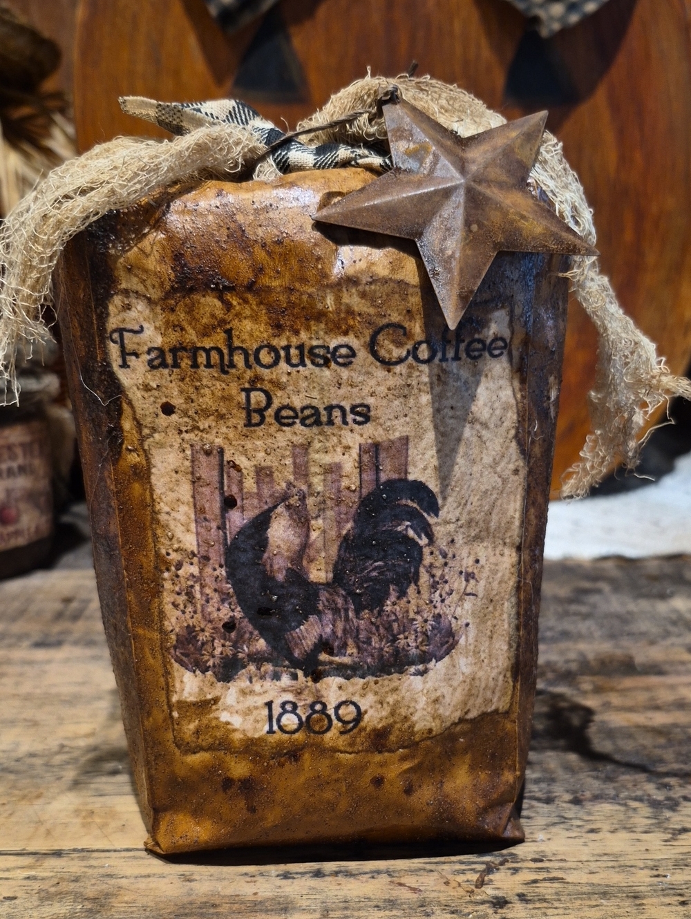 Grungy Primitive Bag Decor